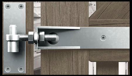 stainless gate hardware